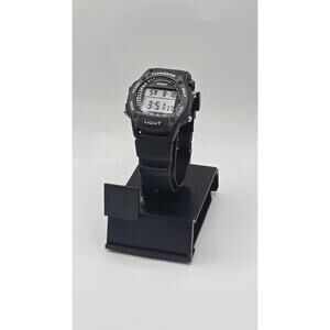 Casio W93H-1AV Digital Wrist Watch Dual Time 50m Black Resin 38mm Case Alarm
